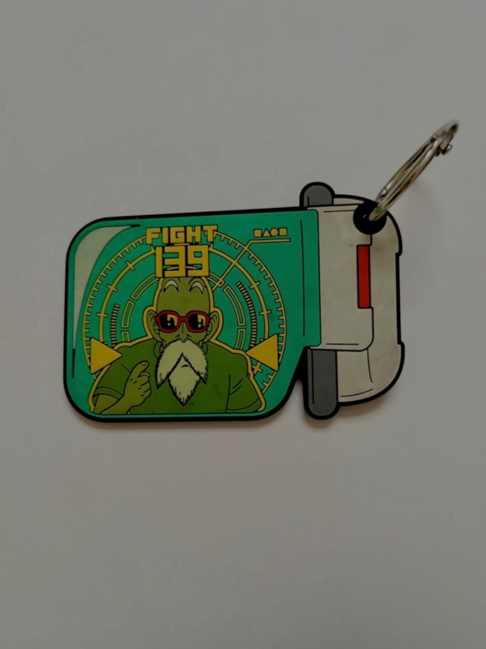 Dragon Ball Z Master Roshi Keychain Rubber Keyring Luggage Tag Anime from Japan